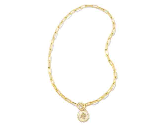 Kendra Scott - Brielle Convertible Medallion Chain Necklace in Gold - Photo 1