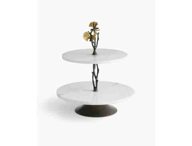 Michael Aram Butterfly Ginkgo Small Marble Etagere