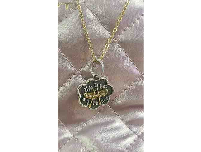 Scout Cosmetic Bag + Life is But A Dream Necklace