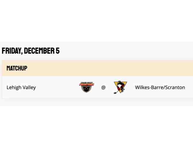 Luxury Suite for Penguins vs. Phantoms on Friday, December 5, 2025