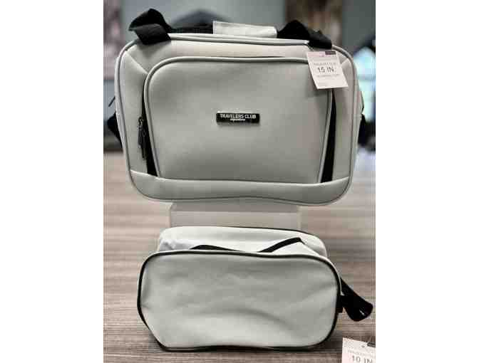 Travelers Club Austin 4 Piece Hardside Luggage Set - Color: northern droplet