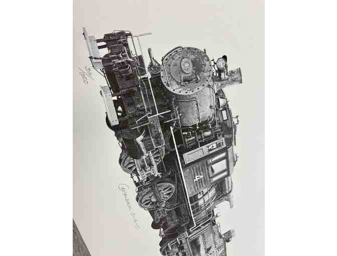 Original industrial print Frederick W. Bartlett - Strasburg Railroad