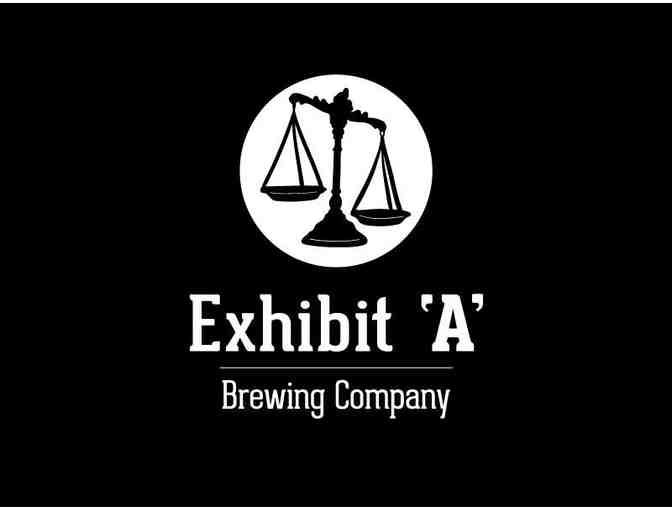 Exhibit 'A' Brewing Company swag pack, including $25 gift card