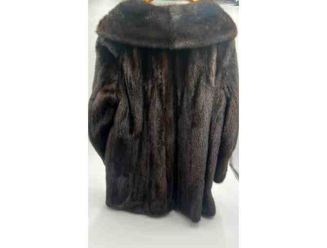 Furs by Truesdale Female Mahogany Mink Coat - Photo 2