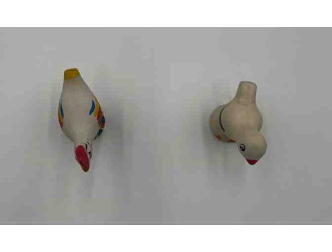 South American Ceramic Bird & Rooster Whistle