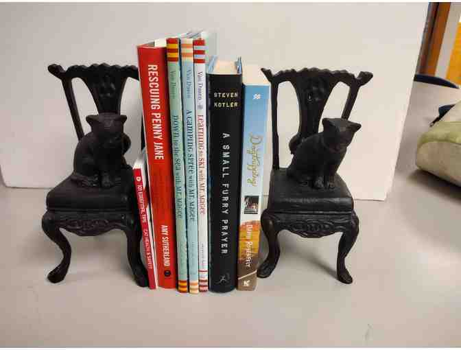 Cat Bookends - Cast Iron