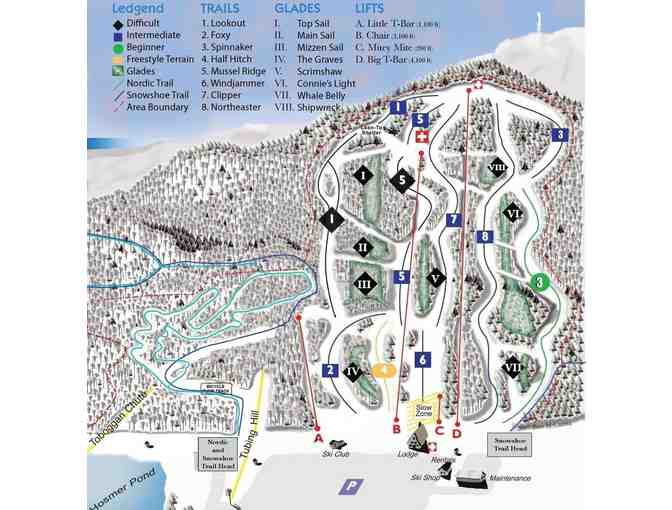 Camden Snow Bowl - 2 'Anytime' Lift Tickets