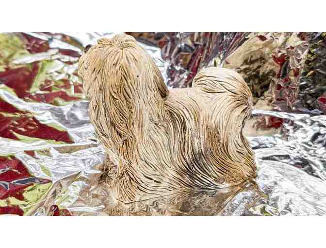 STANDING LHASA APSO FIGURINE