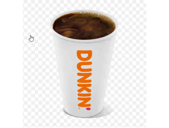 DUNKIN' GIFT CARD AND CERAMIC COFFEE MUG