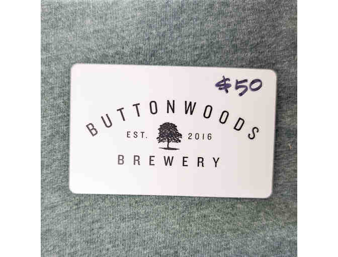 BUTTONWOODS BREWERY GIFT CARD PLUS SWAG!