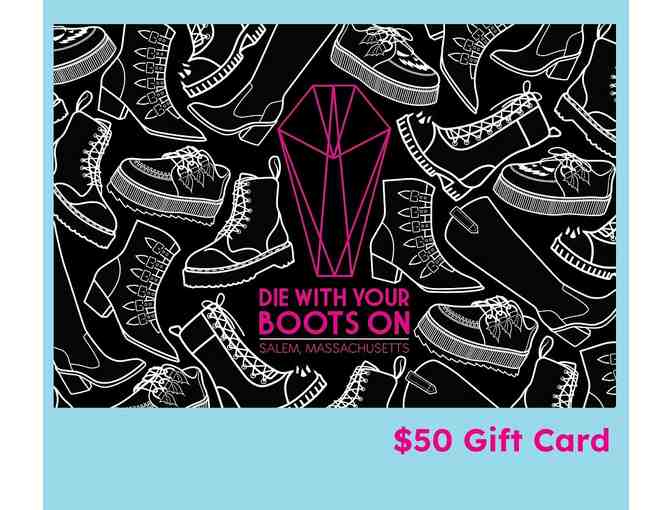 $50 Gift Card to Die With Your Boots On - Photo 1