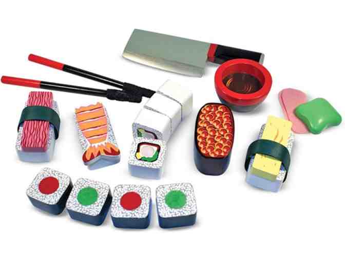 Melissa & Doug Sushi Slicing Play Food Set