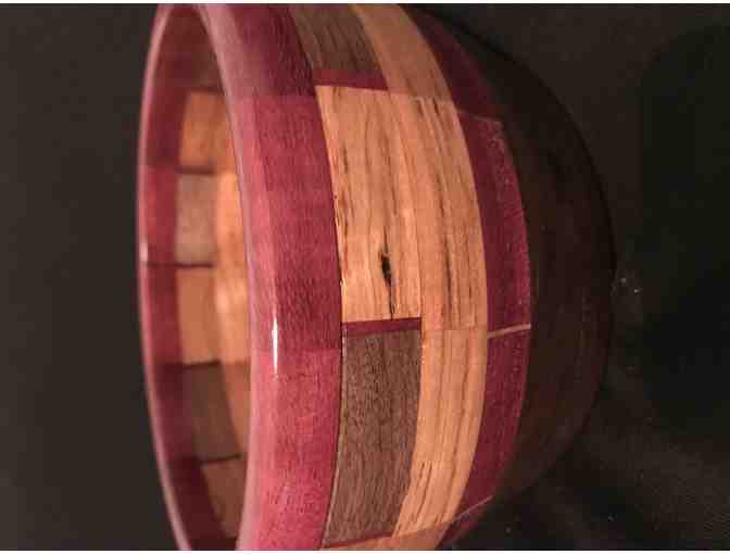 Segmented wood bowl