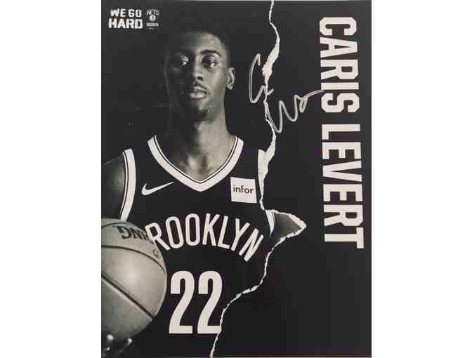 Brooklyn Nets - Autographed 8'x10' Photo of Guard, #22, Caris LeVert