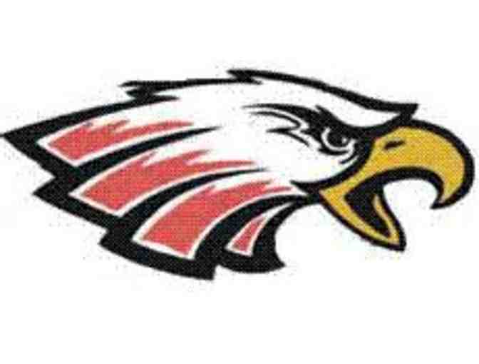 Basket of Edgewater Eagles SWAG and 2 Edgewater Sports passes for 2023-24 - Photo 2