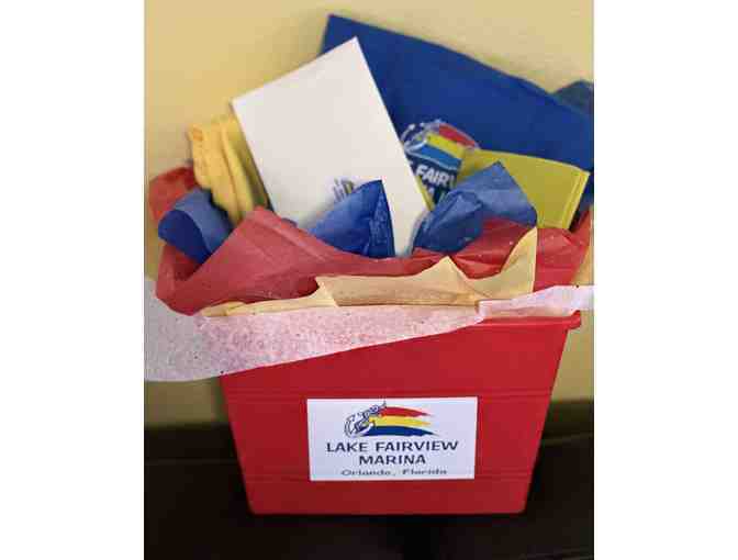 Lake Fairview Marina Gift Basket Includes 4 hour pontoon rental, t-shirts, coozies - Photo 1