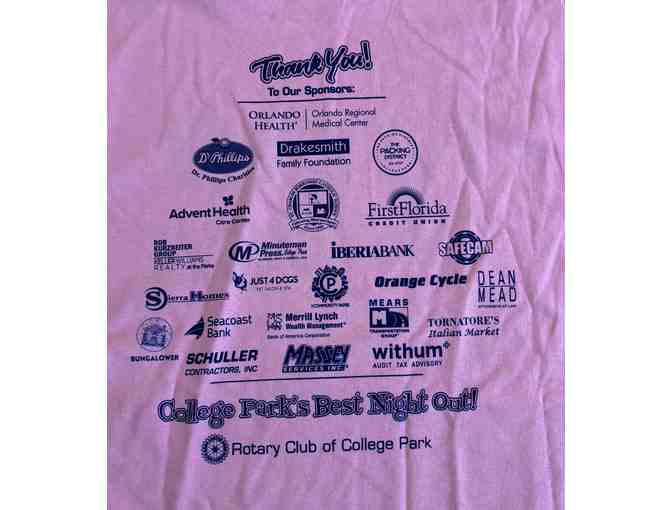 Past Taste of College Park T-Shirts Pink - XL only