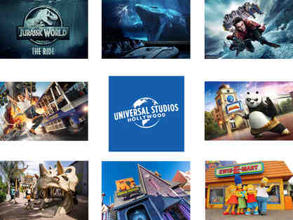 Two General Admission tickets to Universal Studios Hollywood