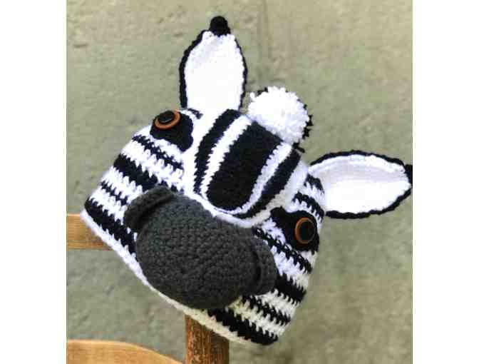 Hand-Crafted Zebra Hat! - Photo 1