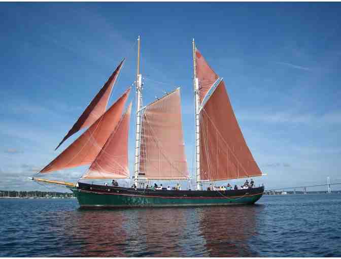 Wine & Cheese Sail Aboard the Schooner Aurora for Two