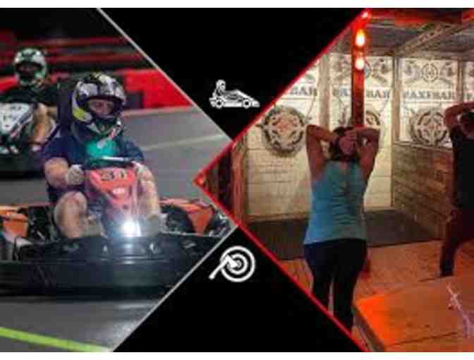R1 Indoor Karting Ultimate Experience for 4 and $50 Food Credit