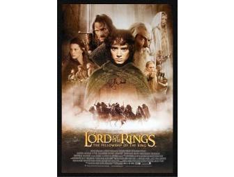 Elijah Wood Signed & Framed Original Lord of the Rings Movie Poster