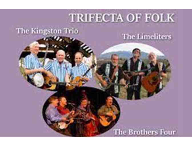 2 Tickets to "Trifecta of Folk: The Kingston Trio" at MPAC for Sunday May 7th at 3PM - Photo 1