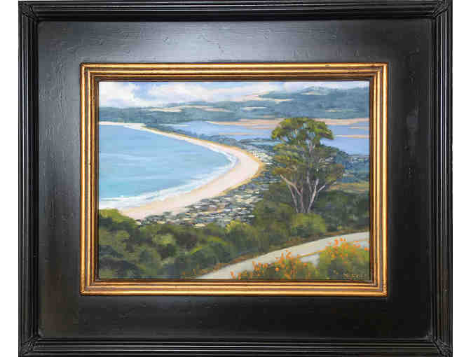 'Sweeping View' by Lissa Nicolaus, Framed Original Oil Painting on Panel