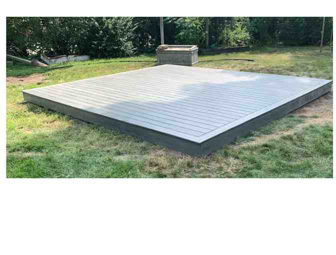 NEW 12x12 platform Backyard Deck by Valley Construction Company