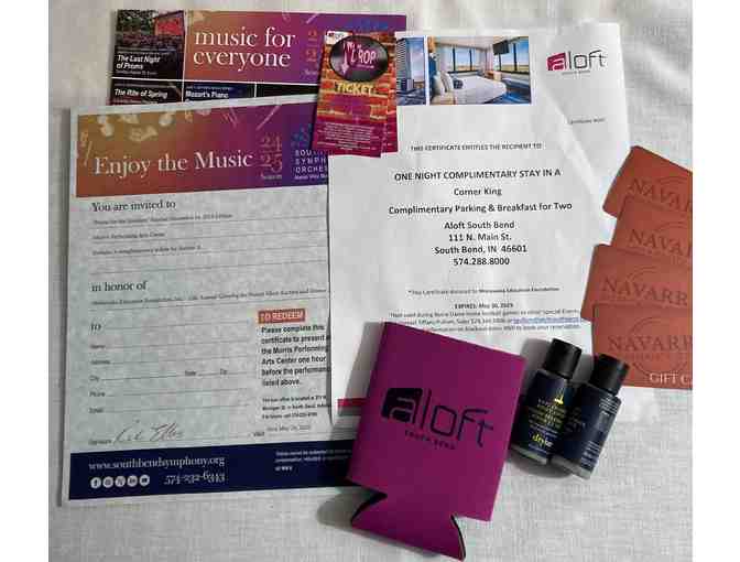 South Bend Symphony, Aloft Stay and Navarre Eats!