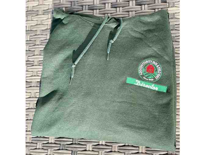 Classic Stitching *Green Hoodie *Addison County Fair &amp; Field Days Logo (Bristol VT) - Photo 1