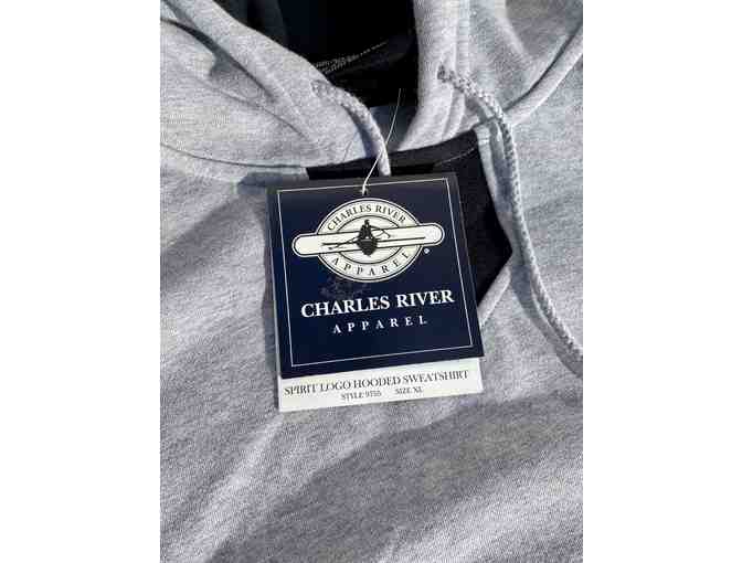 Classic Stitching *Grey/Black Hoodie Sweatshirt (Bristol VT) - Photo 3