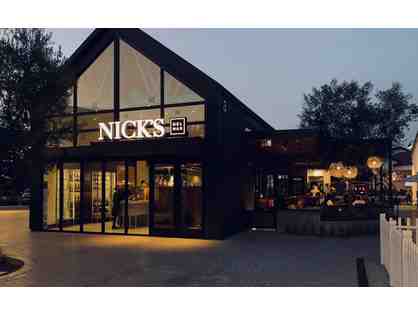 $100 Gift Card to Nick's Restaurant Group - Nick's Del Mar or Nick's on State
