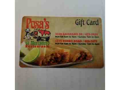 Posa's El Merendero Restaurant on Zafarano $40 GIft Card