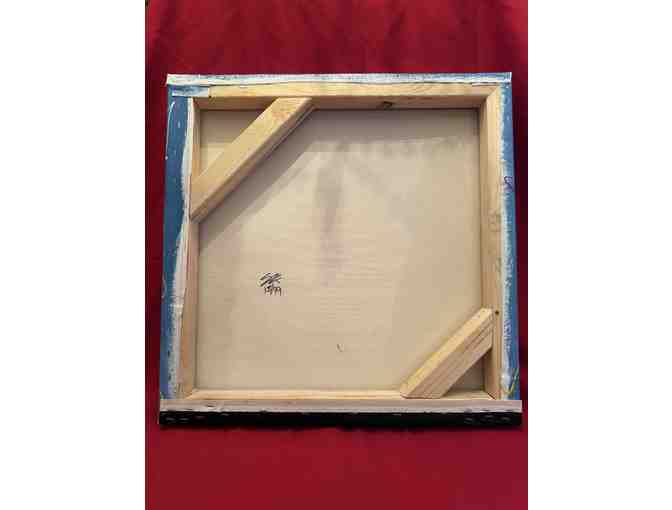 Steve Kaufman &ldquo;James Dean &ndash; Blue Background Pollock Style&rdquo; - Photo 3