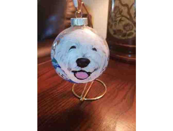 Bichon Ball Ornament