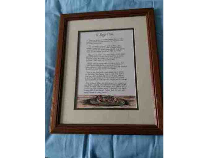 Framed poster - A Dogs Plea