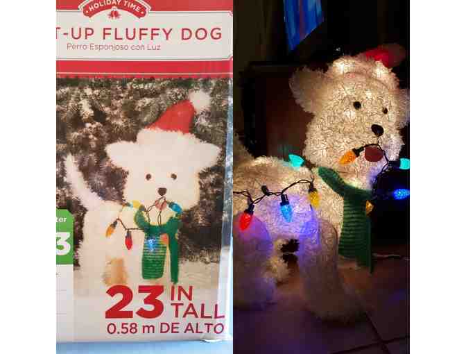 Christmas Light Up Bichon