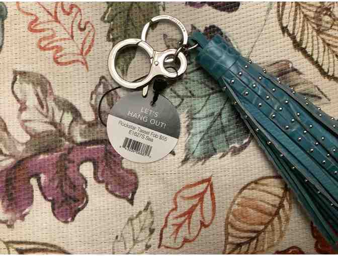 Brighton teal purse/key fob