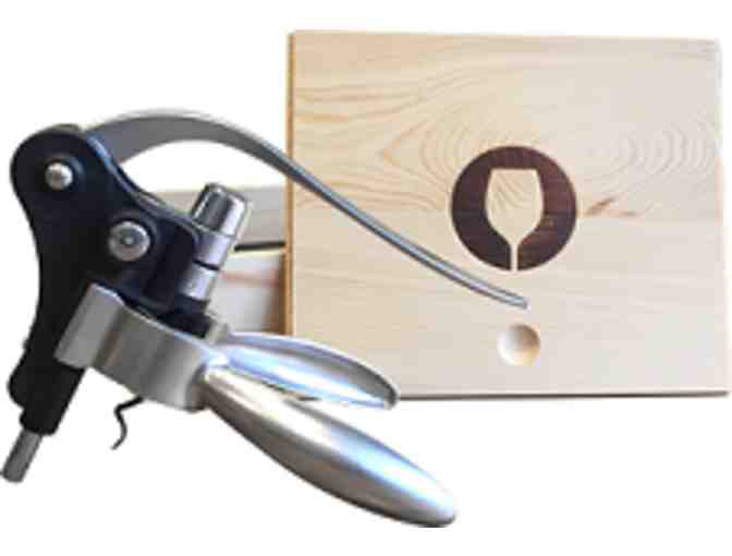 Connoisseur's Deluxe Lever Pull Corkscrew in Wooden Gift Box