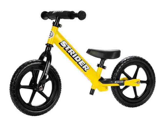12" Sport Yellow Strider Balance Bike - Photo 1
