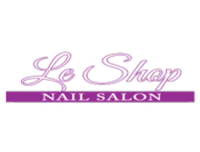 Oil Manicure and Pedicure at Le Shop Nail Salon