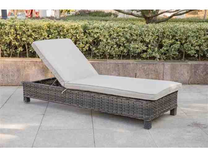 SIT BACK AND RELAX with 2 Sunbrella Outdoor Chaise Lounges