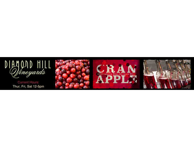 Wine Tasting for 10 at Diamond Hill Vineyards & Bottle of Cranberry Apple Wine