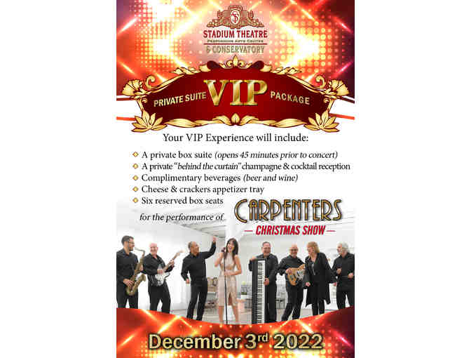 Carpenters Christmas Private Suite VIP Package for SIX - Photo 1