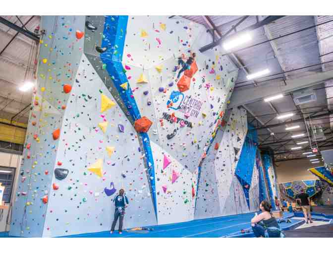 Beginner Package to Central Rock Gym (6 Day Passes w/ Gear)