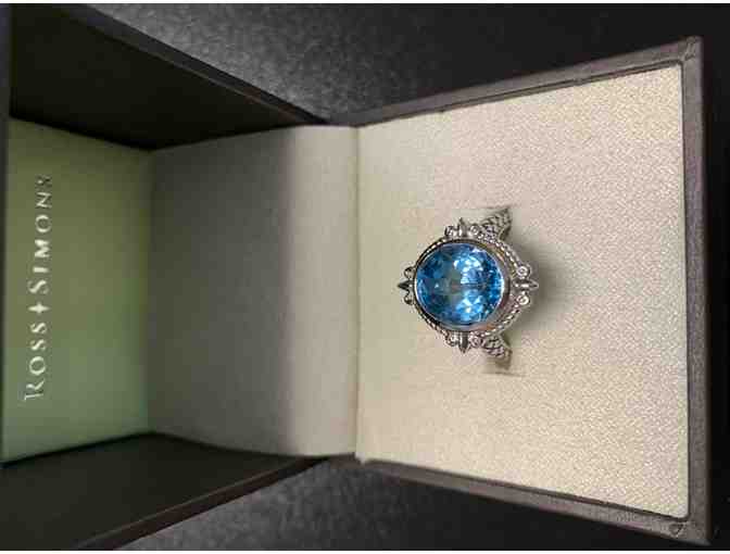 Andrea Candela 'Fleur de Lis' Blue Topaz Jewelry Set from Ross+Simons
