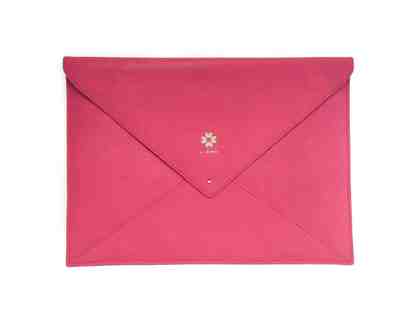 Percy Envelope Clutch - Crimson Pink