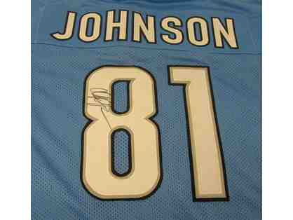 Calvin Johnson Autographed Football Jersey
