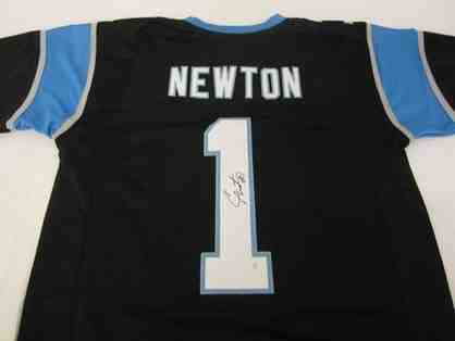 Cam Newton Carolina Panthers Autographed Football Jersey
